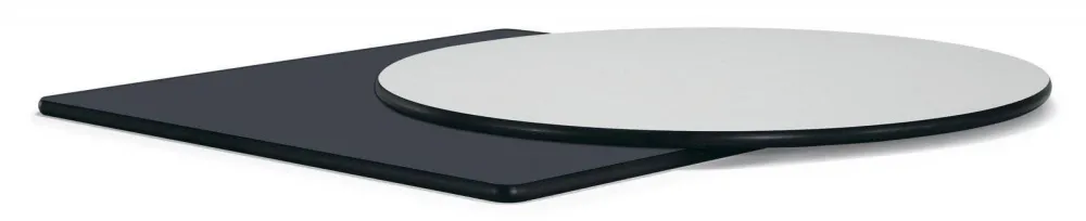 "Каффе" стол из HPL круглый Ø70см, цвет молочный