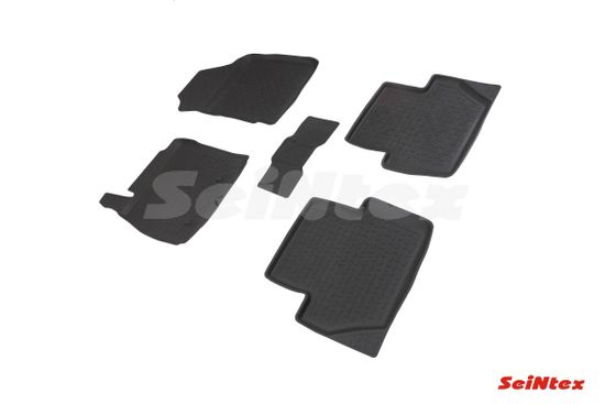 Резиновые коврики в салон Ford EcoSport рестайлинг (2017-наст. время) "Высокий борт"