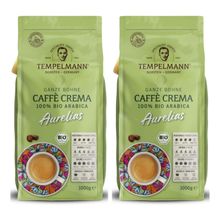 Кофе в зернах Tеmpelmann Caffe Crema Aurelias 1 кг x 2 шт