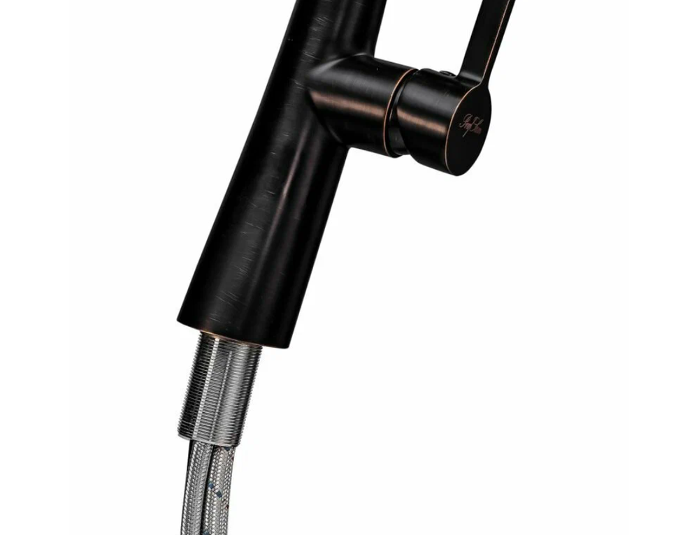 Смеситель для кухни Профсан PSM-301-9 STEEL Черный/бронза