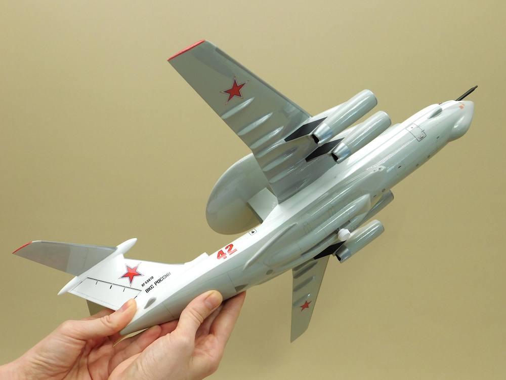 Модель самолета А-50 (М1:100, ВКС России, RF-50610,42 )
