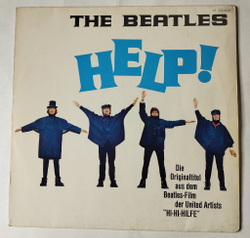 Винтажная виниловая пластинка LP The Beatles Help (Germany 1977) I have Just Seen A Face