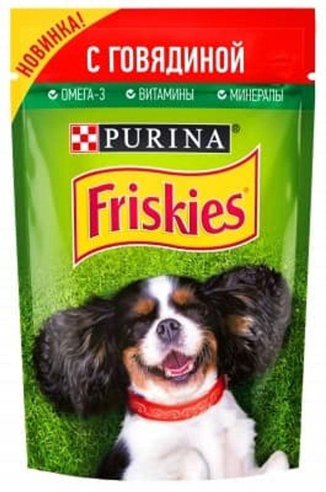 FRISKIES д/собак с Говядиной 85г (12378636)