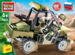 Конструктор пластмассовый Военное багги 116 дет. 7294-CY (Город мастеров)