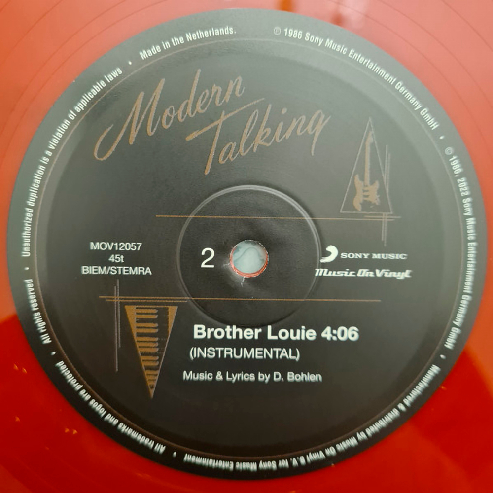 Modern Talking / Brother Louie (Coloured Vinyl)(12" Vinyl Maxi-Single)
