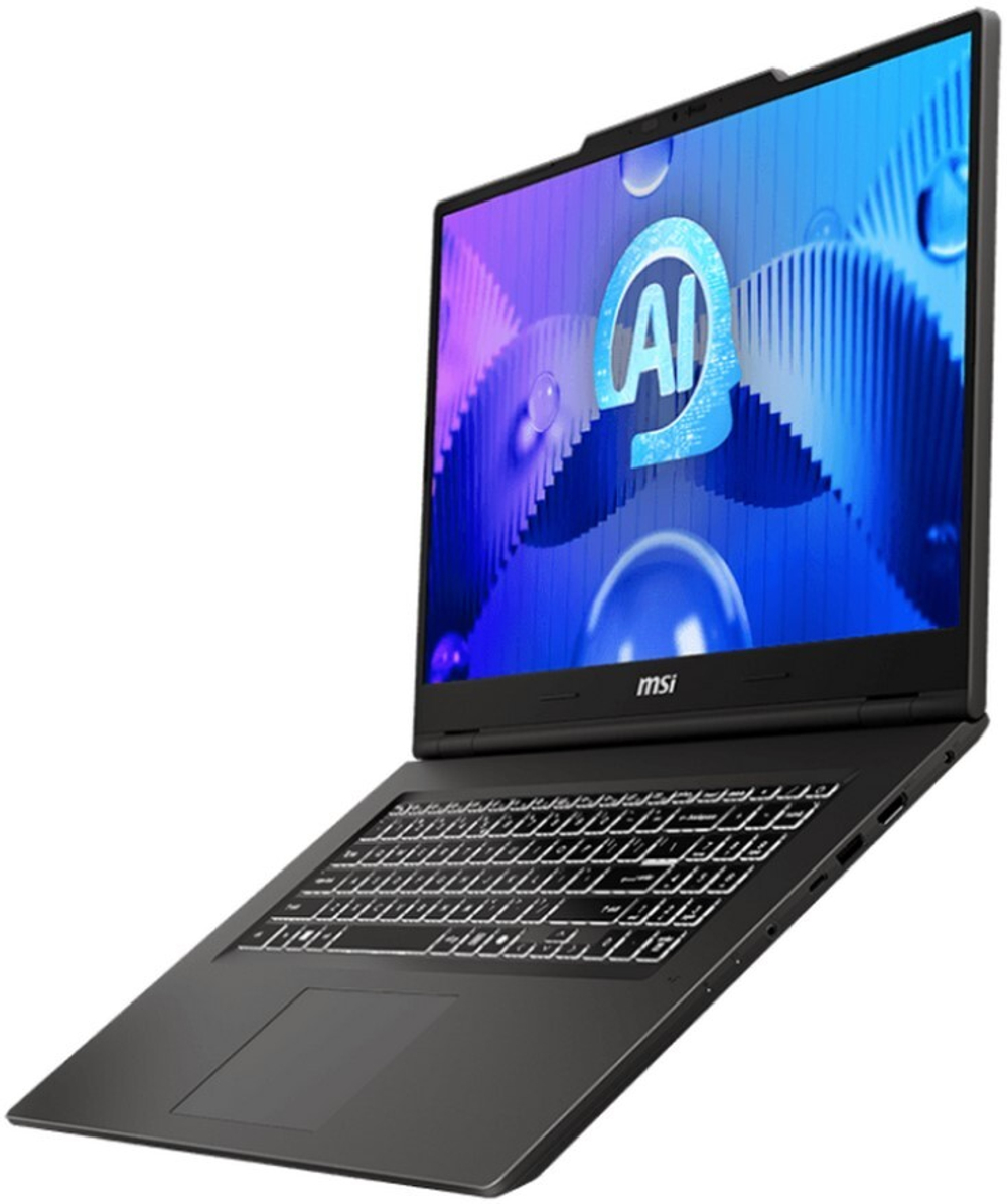 Ноутбук  MSI Venture 17 AI A1MG-003XRU 17.3 ", Core Ultra 7, 16 Гб RAM, 512 Гб SSD, Arc graphics, Серый