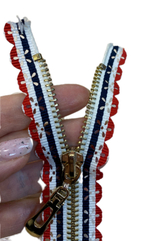 Застежка-молния декоративная металл №5 16см