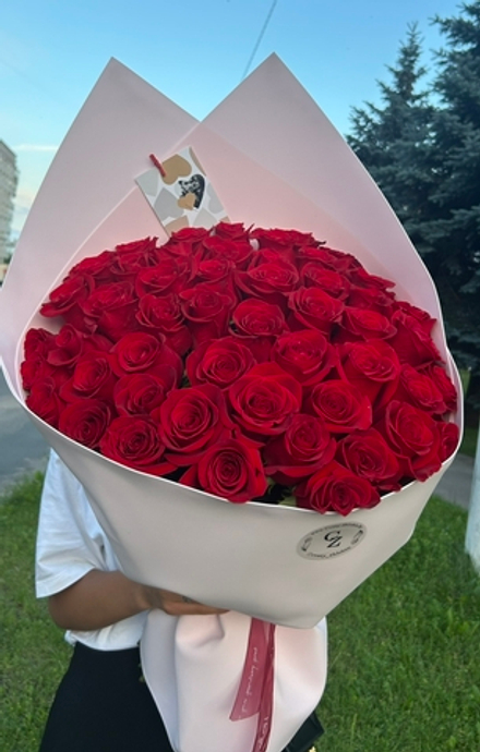 51 красная роза