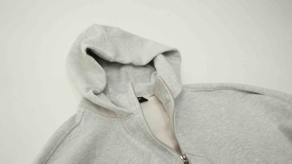 Худи Zip White Gray LPS светло-серый - фото 8