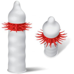 Презерватив Luxe (Красный Камикадзе, 1 шт) (Цвет: прозрачный с красным)