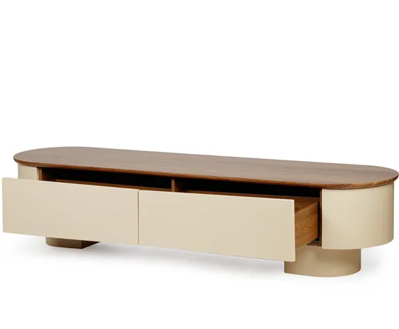 ТВ-тумба Rome 204х45 см, шпон ореха