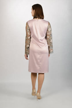 Нарядное платье 2766ЛП, Пудровый #111П052766ЛП