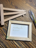 Миниатюра акрилом на холсте 6х8см "Летний день" с мольбертом, авторская ручная работа