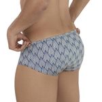 Мужские трусы брифы желтые с темно-синим принтом Clever SUBLIME BRIEF 114303