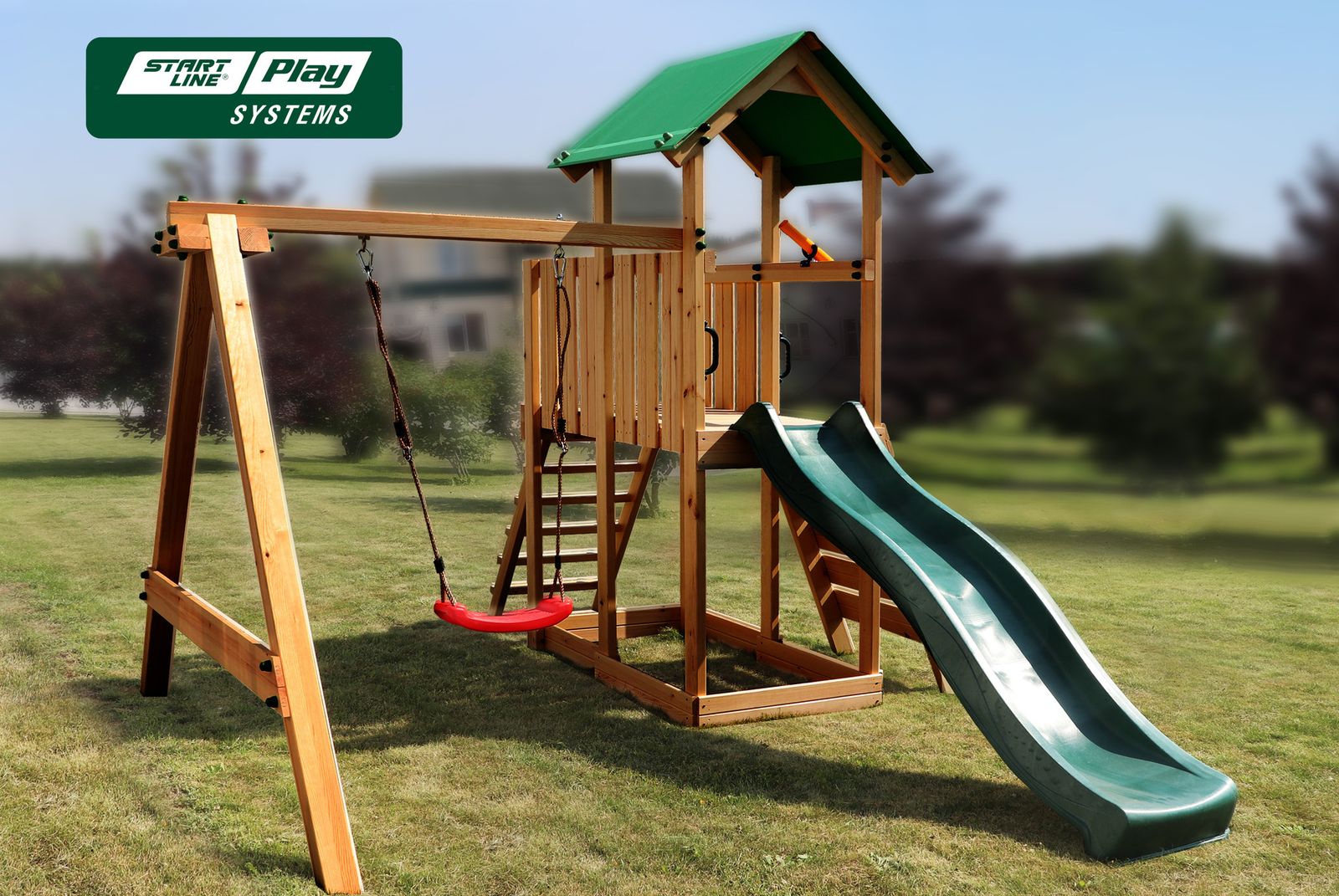 Детский городок KIDS стандарт (green) фото №4