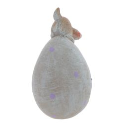 GAEM Фигурка декоративная "Заяц на яйце", L4 W4 H6 см, 2в.
