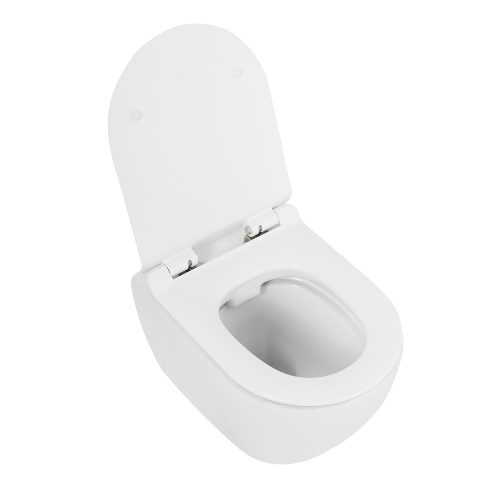 Унитаз подвесной Cezares STYLUS CZR-513-TH-R безободковый с сиденьем CZR-2011-SC