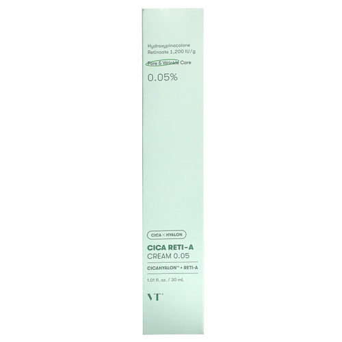 VT Cosmetics, Крем Cica Reti-A 0,05, 30 мл (1,01 жидк. унц.)