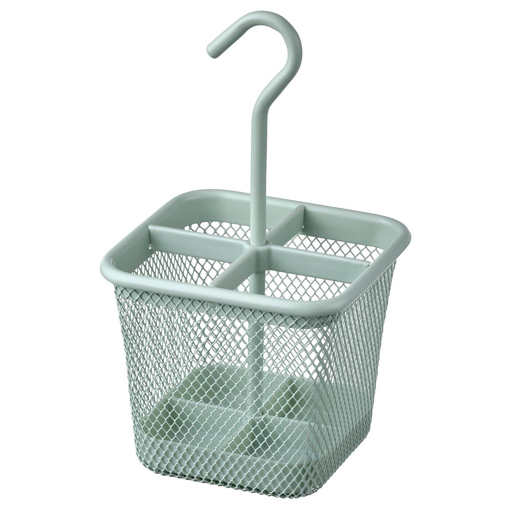 Подставка для столовых приборов IKEA UPPDATERA (УППДАТЕРА), Бледно-зеленый, 12x12 см, 6 л