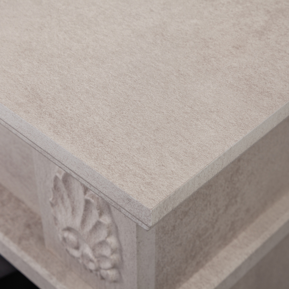 Каминокомплект Real Flame Adelaida WT с очагом Fobos Lux Black (без пульта)