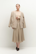 Жакет без воротника