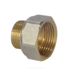Переход латунь никель реборда Ду 40х25 (1 1/2"х1") ВР/НР 9021 ГОСТ 32585-2013 Aquasfera 9021-08