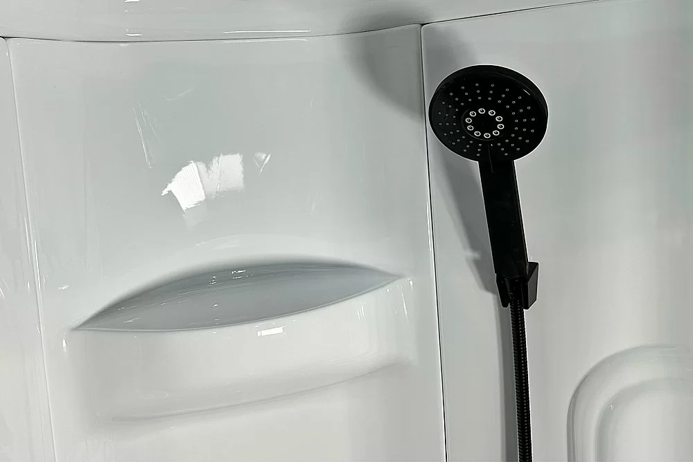 Душевая кабина Royal Bath RB90HK1-T-BL Practic 90х90 стекло прозрачное/профиль черный