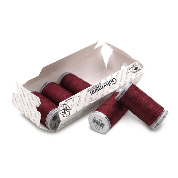 Нитки суперкрепкие Gutermann Extra Strong M782 №40 (100 метров), 5 кат. | 369 винный