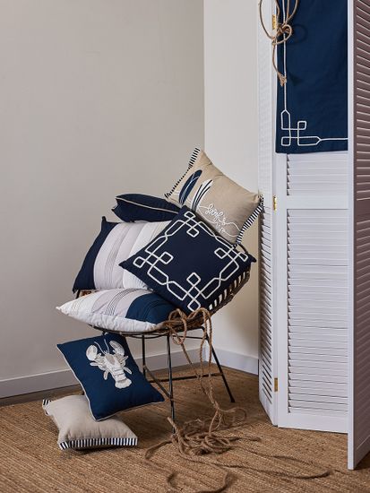 Подушка декоративная navy mood из коллекции sea treasures, 45х45 см