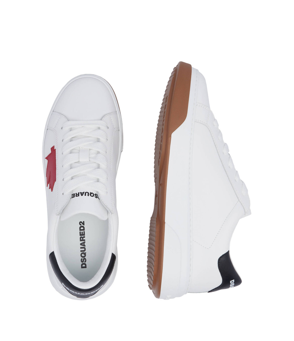 Кожаные кроссовки Dsquared2 - белый(SNM0353 01500001)