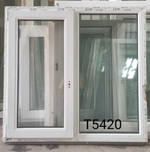 Окно Пластиковое Б/У 112(в) х 118(ш)