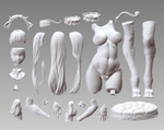 Stepgirl-COWgirl модель — 3D-печать, сборка, покраска | Купить набор