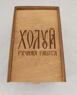 Мышь беспроводная с ручной росписью "Тройка" №3 худ. Котова