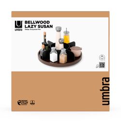 Органайзер для специй Bellwood, черный/орех