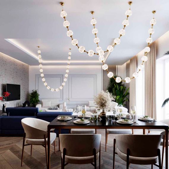 Подвесной светильник Odeon Light CRYSTAL 5008/80L