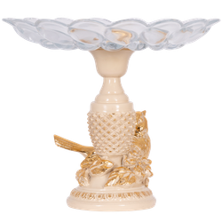 Фруктовница-конфетница Птичка Терра сонг Айвори