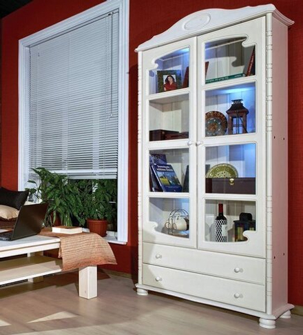 арт. 8064 Шкаф Айно книжный №1 Ш980хГ350хВ2040