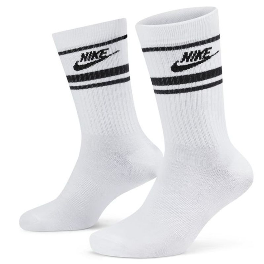 Носки теннисные Nike Sportswear Everyday Essential Crew 3P - white/black/black