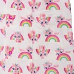 Дождевик-плащ детский «Волшебные звери-Радужный котенок» с капюшоном, на кнопках, размер L(66*44см) ДоброСад