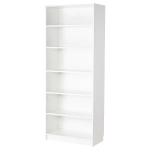 Открытый книжный шкаф - BILLY IKEA/БИЛЛИ ИКЕА, 40х80х202 см, белый