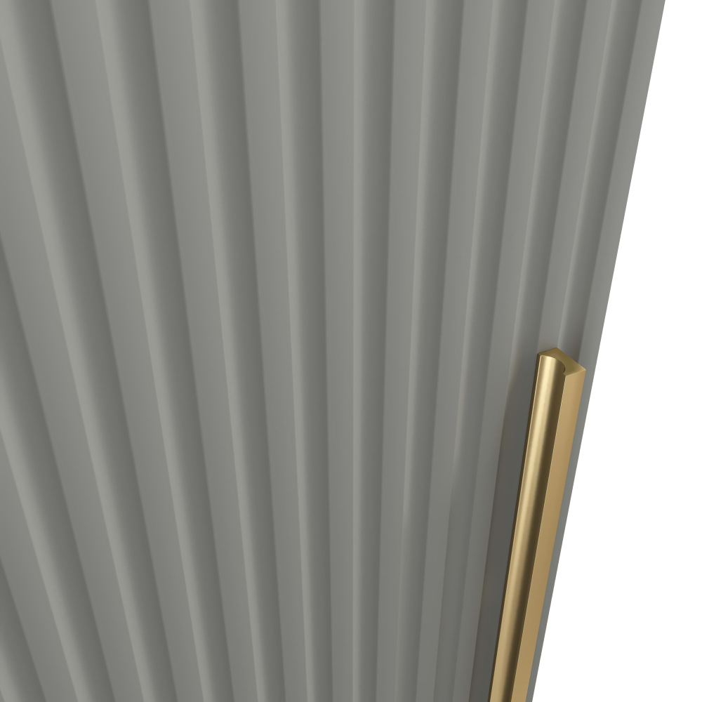 Шкаф для одежды, Аляска, серый