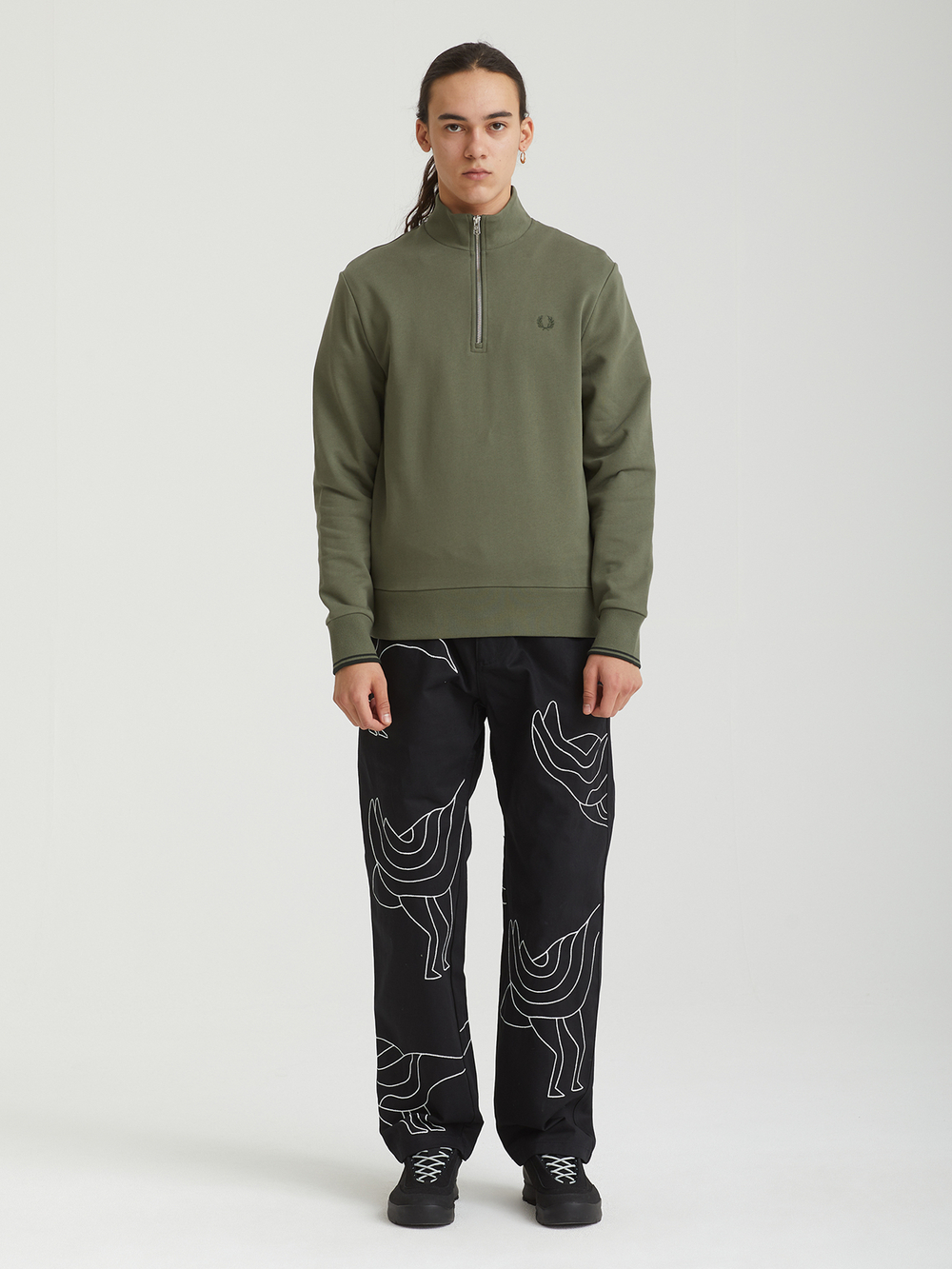 Мужская Толстовка Half Zip