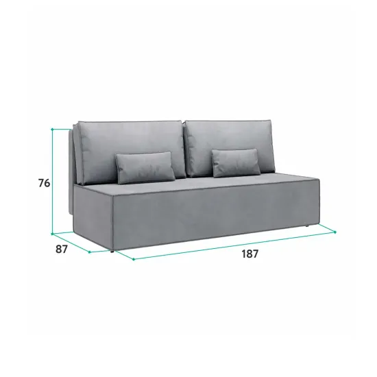 КОРСО ЛАЙТ Диван прямой синий