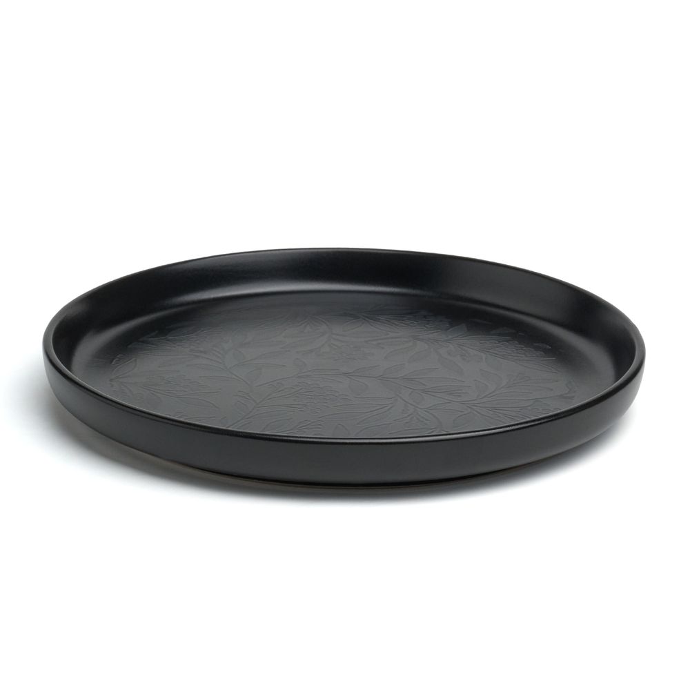 НАБОР ТАРЕЛОК ЗАКУСОЧНЫХ BRONCO "CHOICE BLACK" 20,5 СМ 4ШТ