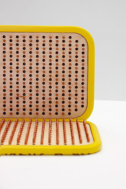 Доска садху Чакры темные медные гвозди