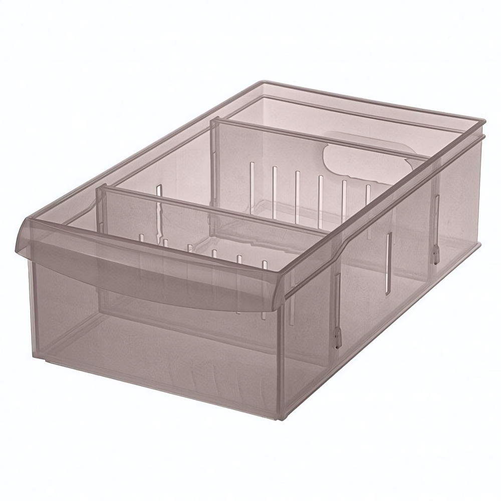 Контейнер универсальный "optima" с перегородками 2,65л, 150*266*87 мм (коричневый)