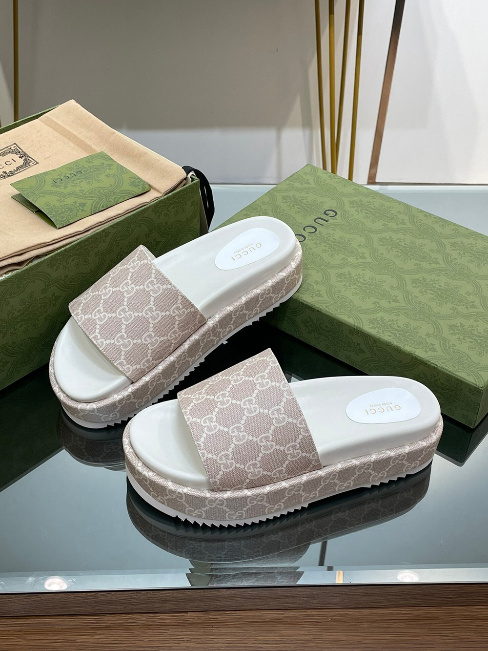 Gucci Platform Slide Sandal