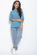 Блуза Эва (морская волна) Б11054 LT Collection