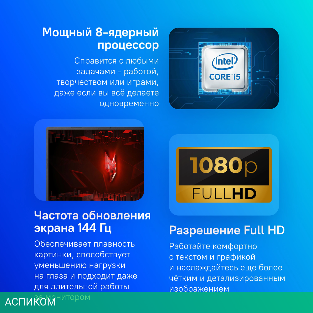 Ноутбук Acer Nitro V 15 ANV15-51-593U
