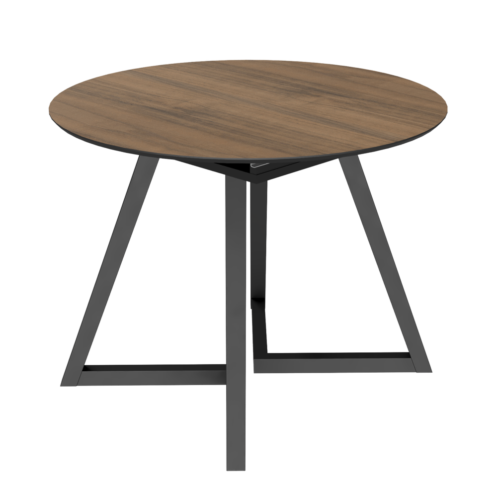 Стол AURORA 1, цвет американский орех шпон/ черное дерево